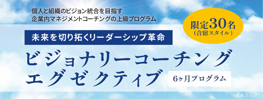 ビジョナリーコーチング エグゼクティブ6か月プログラム